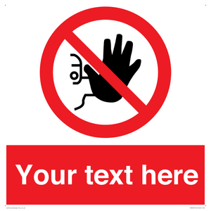 Custom No Access Sign